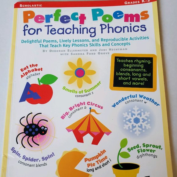 Book - Perfect Poems for Teaching Phonics - K-2 - Picture 1 of 2